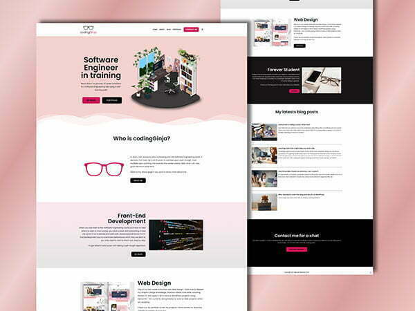 codingGinja website showcase